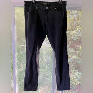 Cultura New York mens black jeans with a little stretch 36/30 & classic 5 pocket